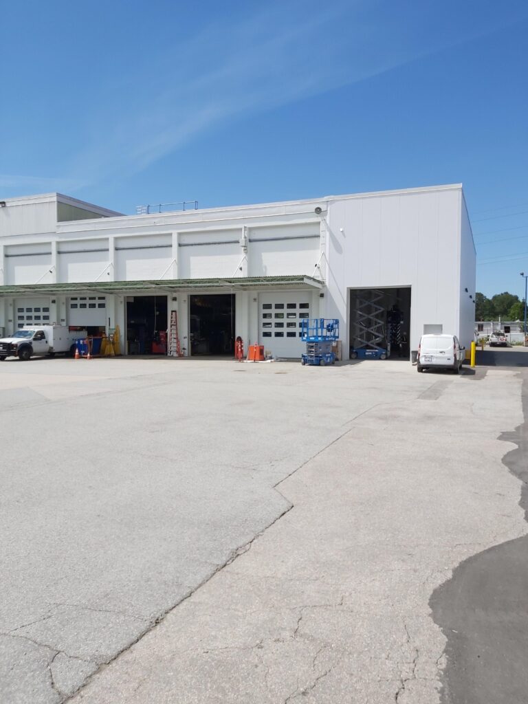 Burnaby Transit Centre Garage Construction